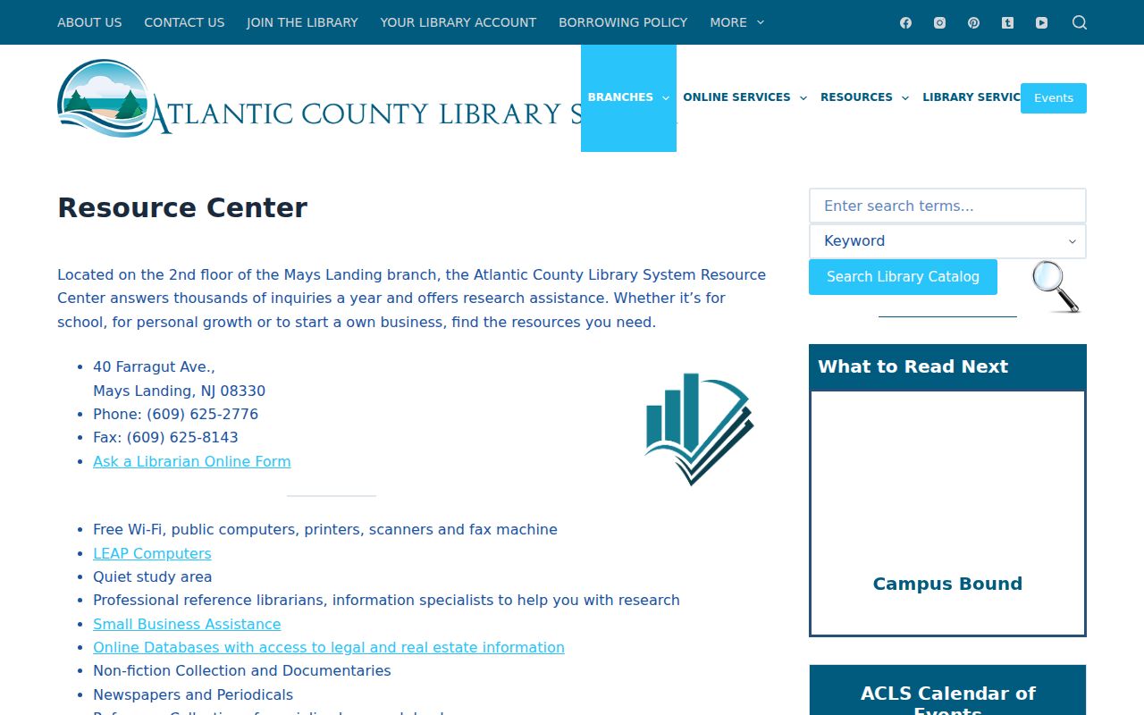 Atlantic city directory research at the Atlantic County Library Resource Center